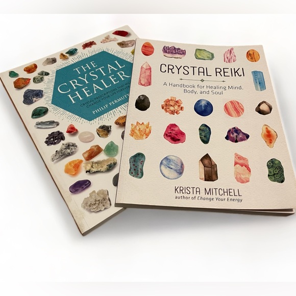 Other - Crystal Reiki and The Crystal Healer paperback book set - 2 Healing handbooks